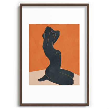 Abstract Nude IV Framed Art Print Gallery Image 68
