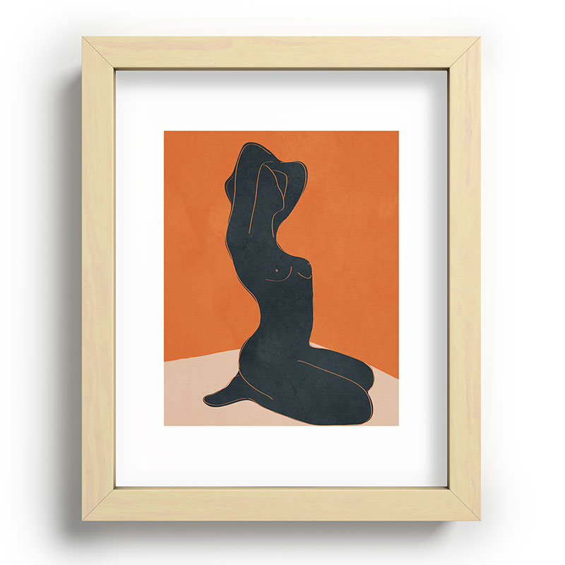 Abstract Nude IV Framed Art Print Gallery Image 70