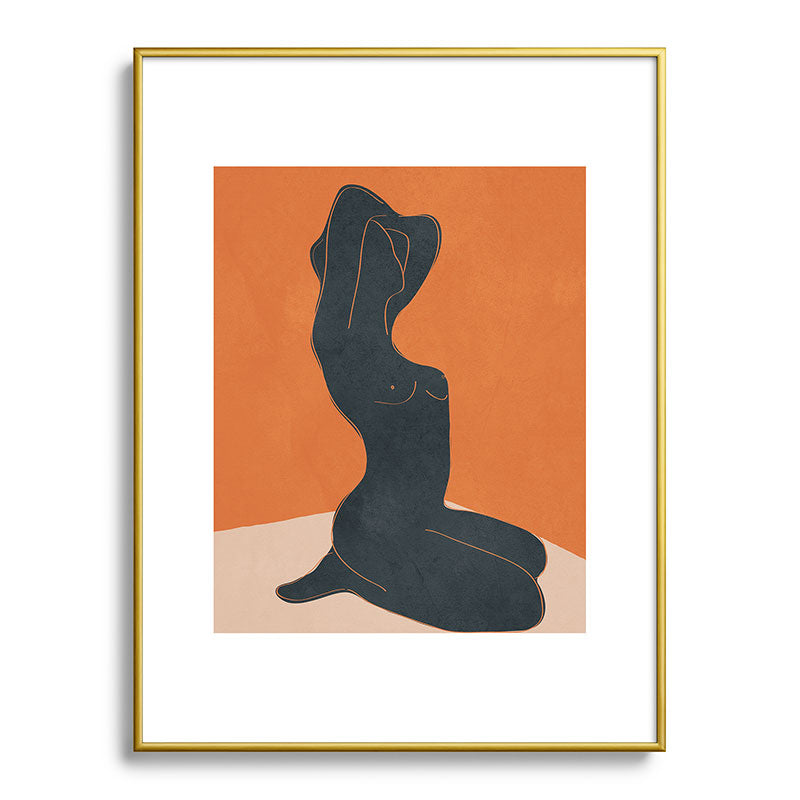 Abstract Nude IV Framed Art Print Gallery Image 91
