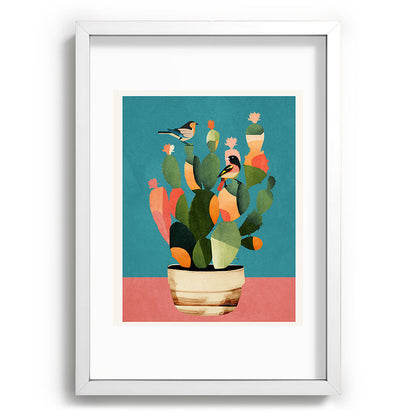Cactus and Birds 2 Framed Art Print Gallery Image 77