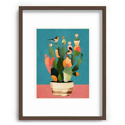 Cactus and Birds 2 Framed Art Print Gallery Image 67