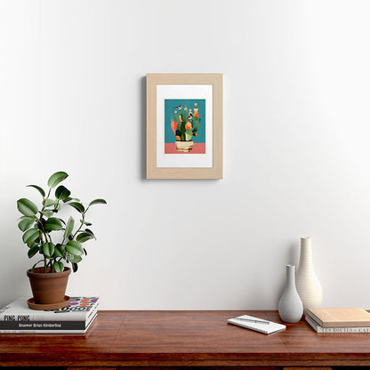 Cactus and Birds 2 Framed Art Print Gallery Image 45