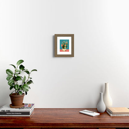 Cactus and Birds 2 Framed Art Print Gallery Image 36