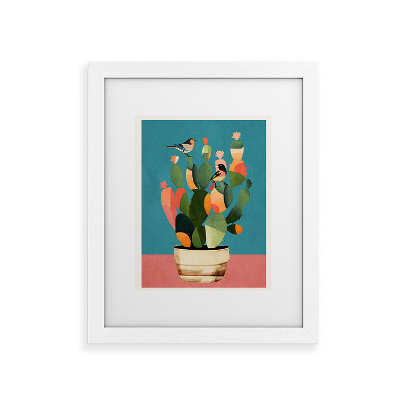 Cactus and Birds 2 Framed Art Print Gallery Image 55