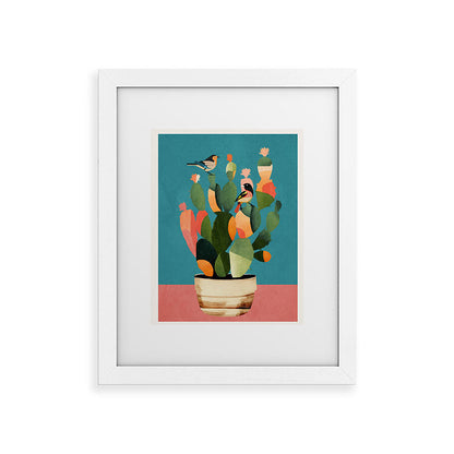 Cactus and Birds 2 Framed Art Print Gallery Image 55