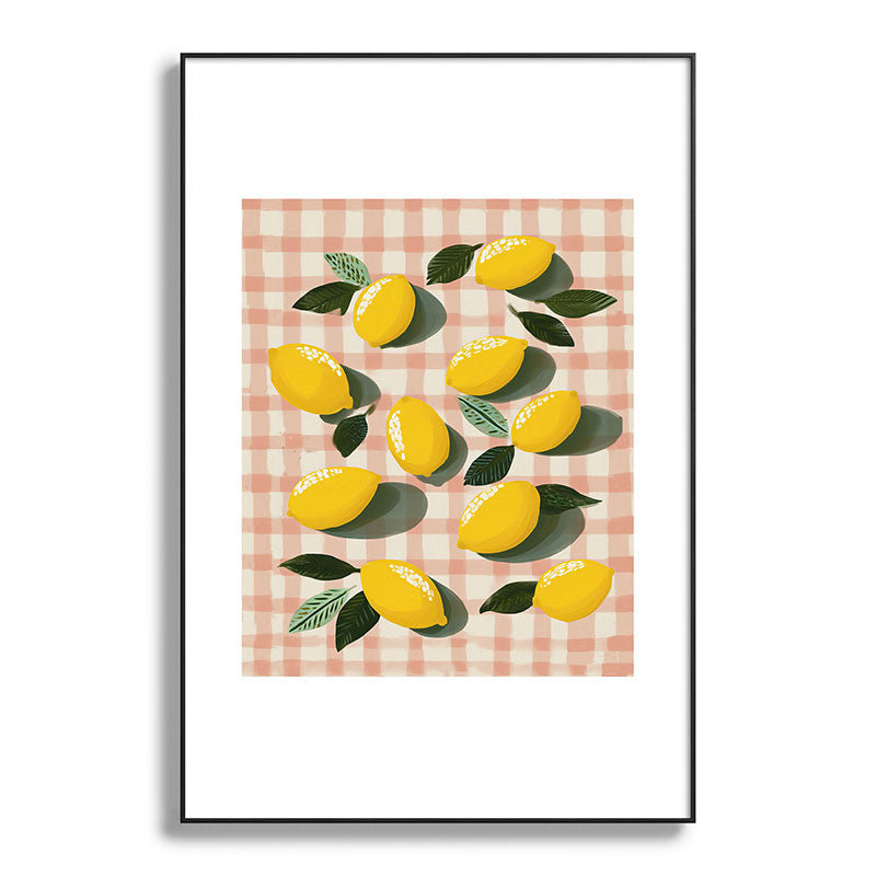 Lemon Picnic Still Life Framed Art Print Gallery Image 86