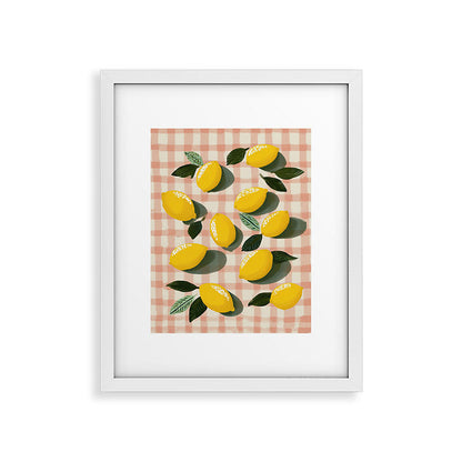 Lemon Picnic Still Life Framed Art Print Gallery Image 26
