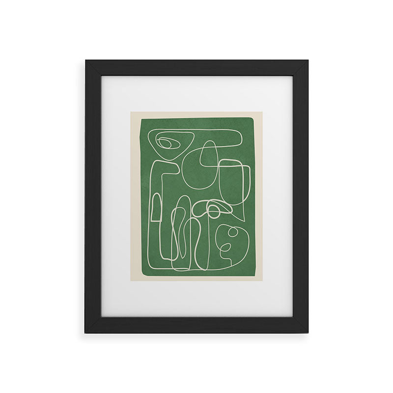 Lines in Space 7 Framed Art Print Gallery Image 33