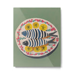 Mediterranean Fish Plate Metal Print Gallery Image 1
