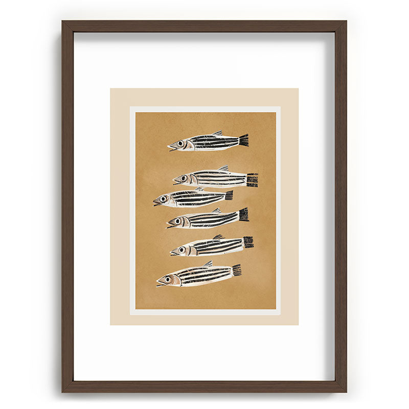 Minimal Fish Study Framed Art Print Gallery Image 66