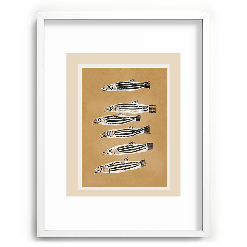 Minimal Fish Study Framed Art Print Gallery Image 78