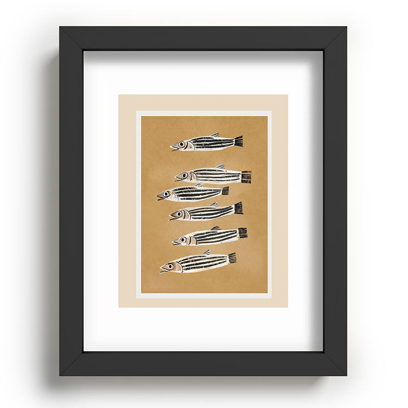 Minimal Fish Study Framed Art Print Gallery Image 57