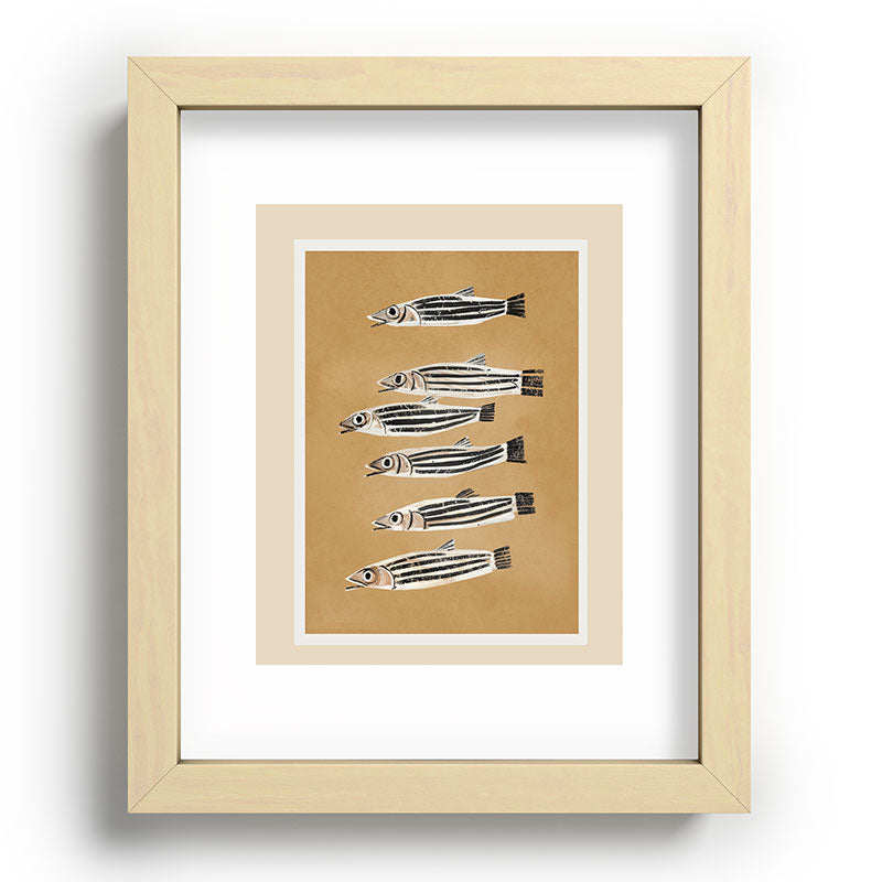 Minimal Fish Study Framed Art Print Gallery Image 69