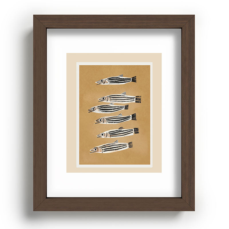 Minimal Fish Study Framed Art Print Gallery Image 63
