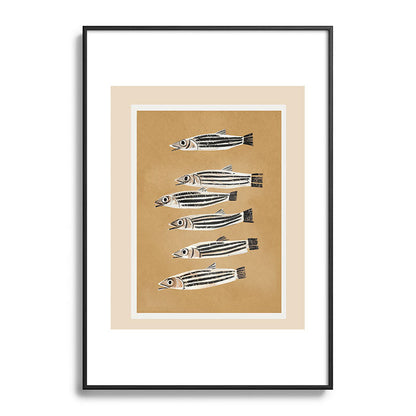 Minimal Fish Study Framed Art Print Gallery Image 83