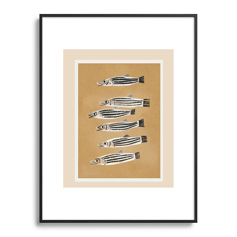 Minimal Fish Study Framed Art Print Gallery Image 85
