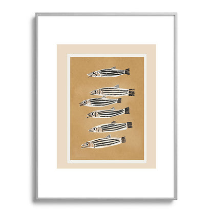 Minimal Fish Study Framed Art Print Gallery Image 98
