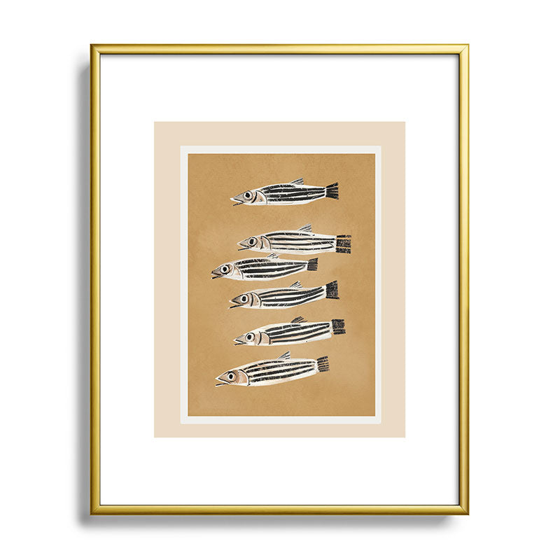 Minimal Fish Study Framed Art Print Gallery Image 88