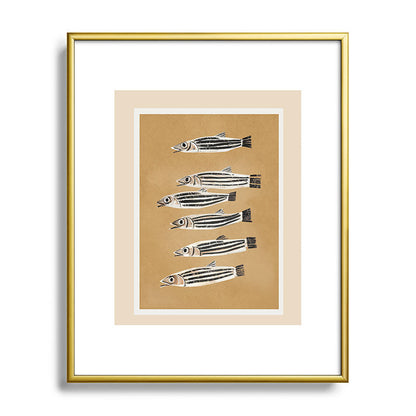 Minimal Fish Study Framed Art Print Gallery Image 89