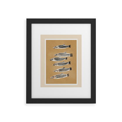 Minimal Fish Study Framed Art Print Gallery Image 34