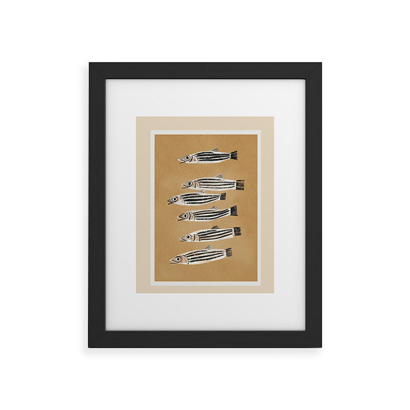 Minimal Fish Study Framed Art Print Gallery Image 33