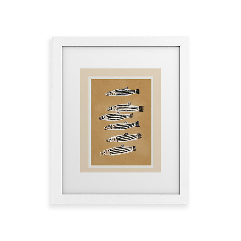 Minimal Fish Study Framed Art Print Gallery Image 50