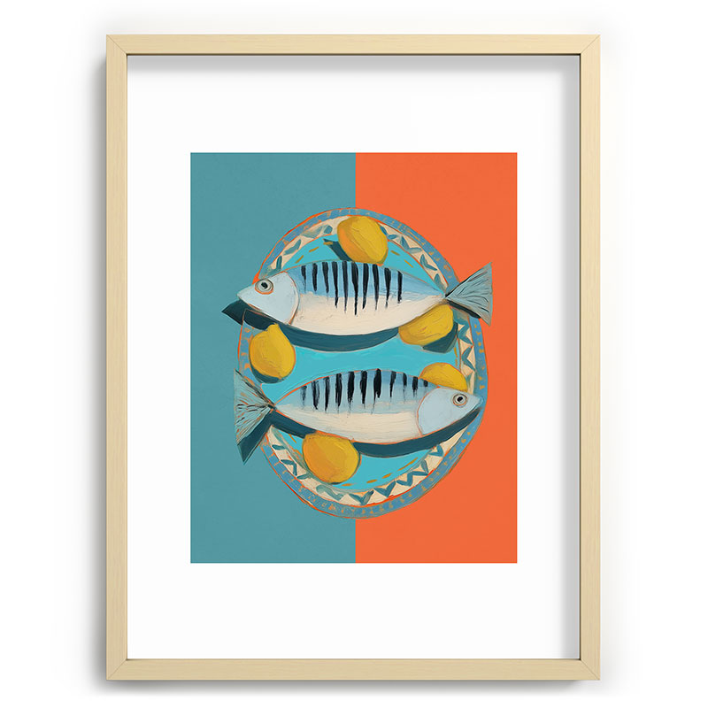 Modern Coastal Still Life Framed Art Print Gallery Image 72