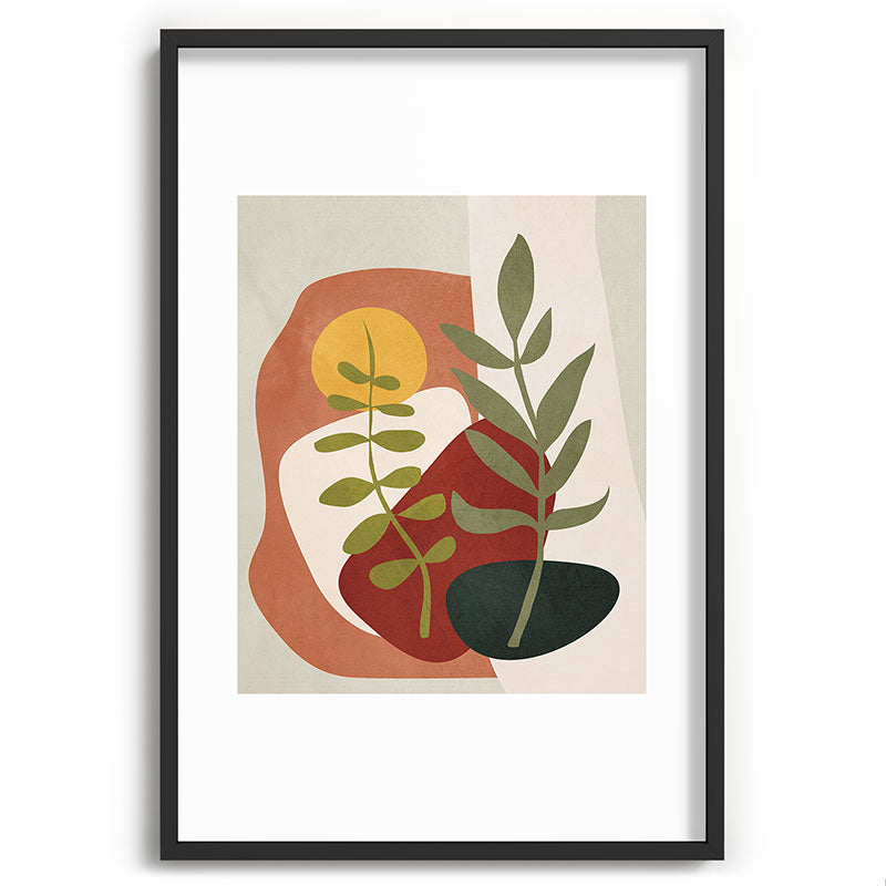 Two Abstract Branches Framed Art Print Gallery Image 62