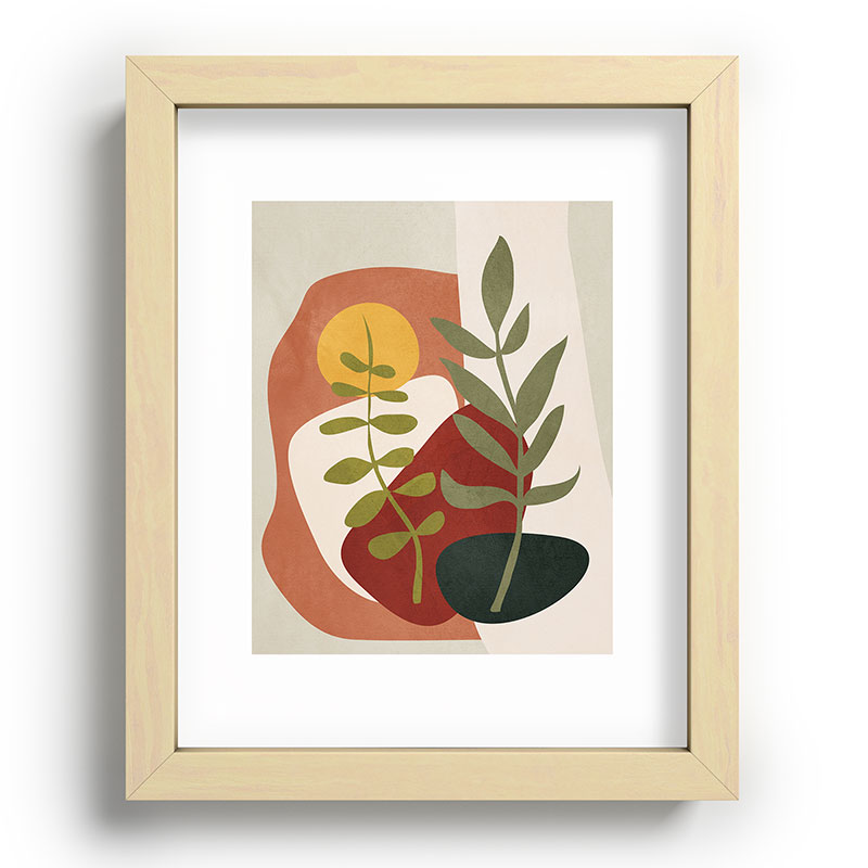 Two Abstract Branches Framed Art Print Gallery Image 70