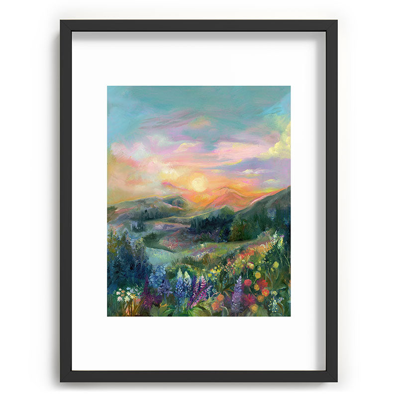 Sunset Landscape Framed Art Print Gallery Image 83