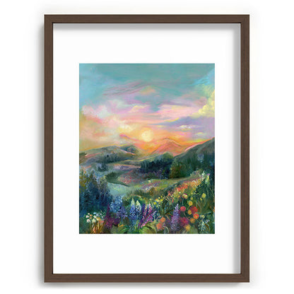 Sunset Landscape Framed Art Print Gallery Image 92