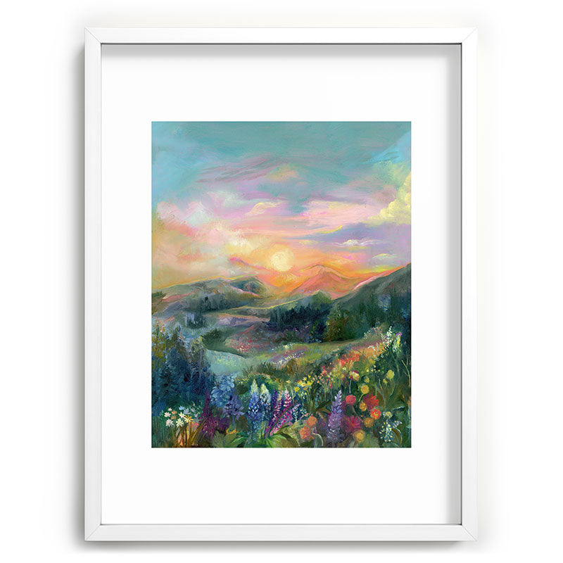 Sunset Landscape Framed Art Print Gallery Image 108