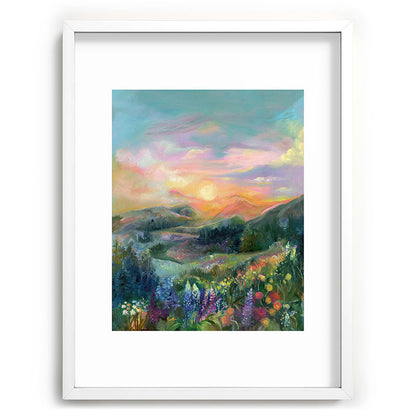 Sunset Landscape Framed Art Print Gallery Image 108