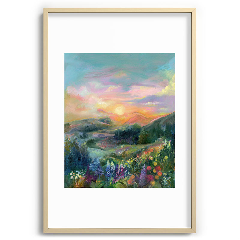 Sunset Landscape Framed Art Print Gallery Image 102