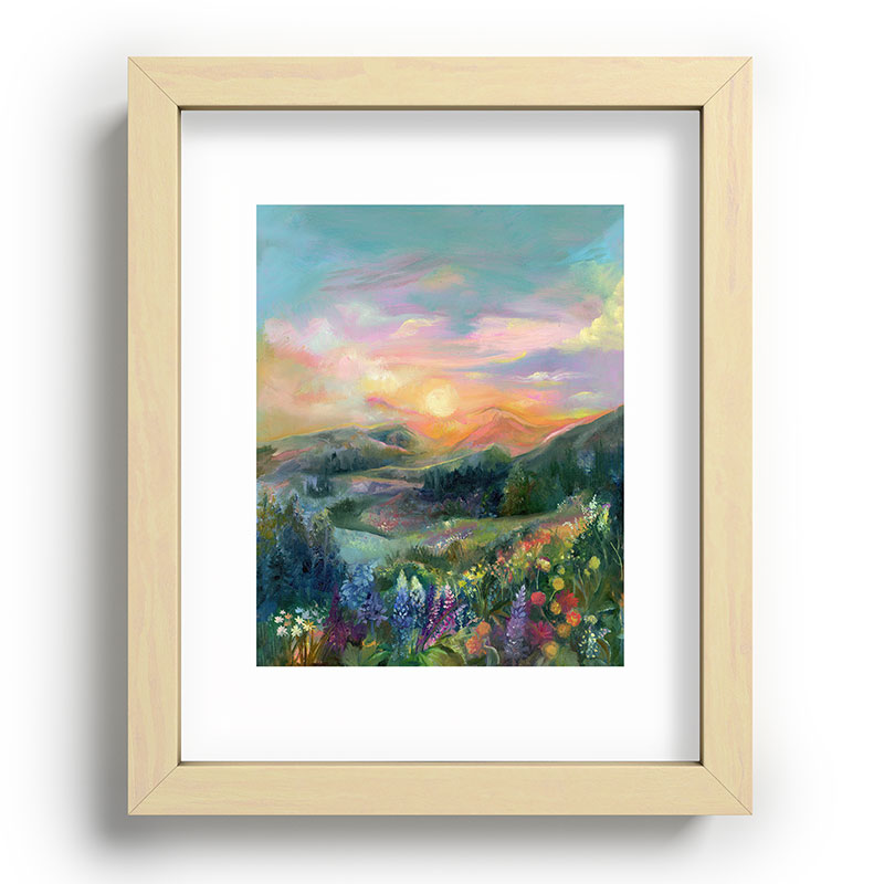 Sunset Landscape Framed Art Print Gallery Image 96