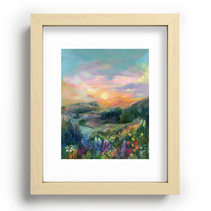 Sunset Landscape Framed Art Print Gallery Image 96