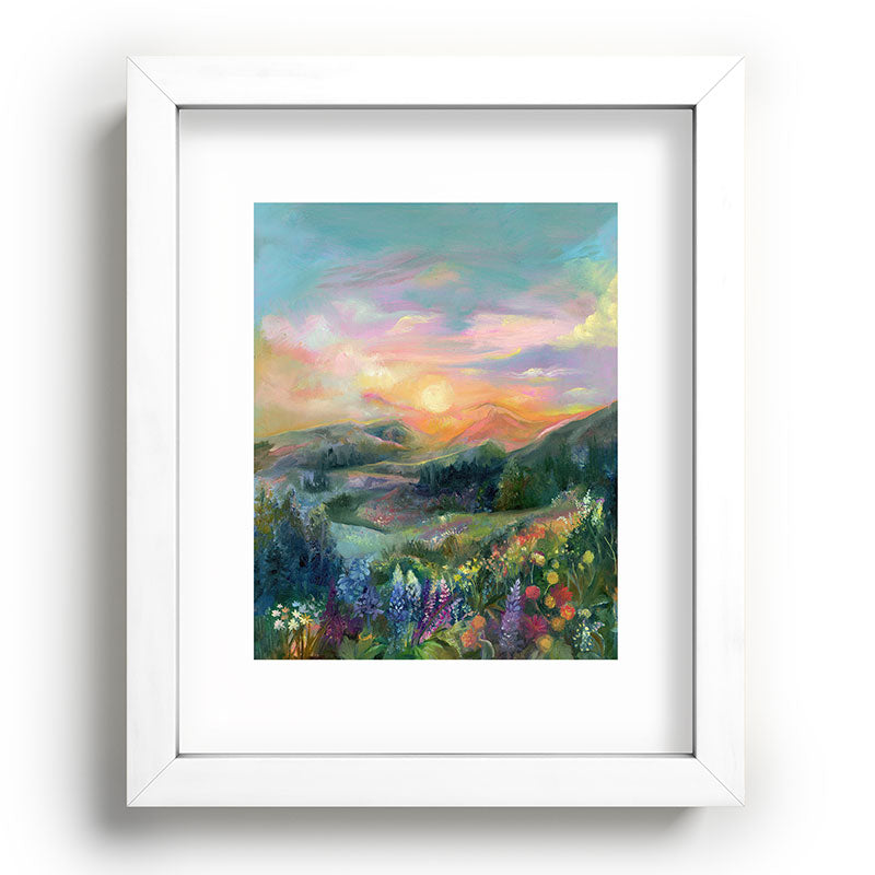 Sunset Landscape Framed Art Print Gallery Image 103