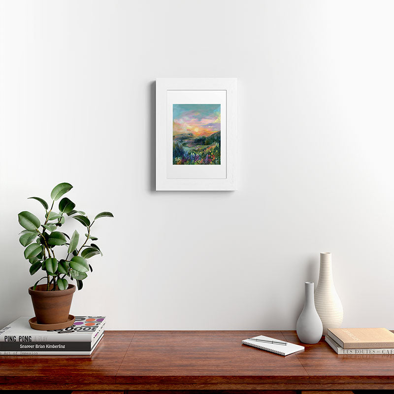 Sunset Landscape Framed Art Print Gallery Image 72
