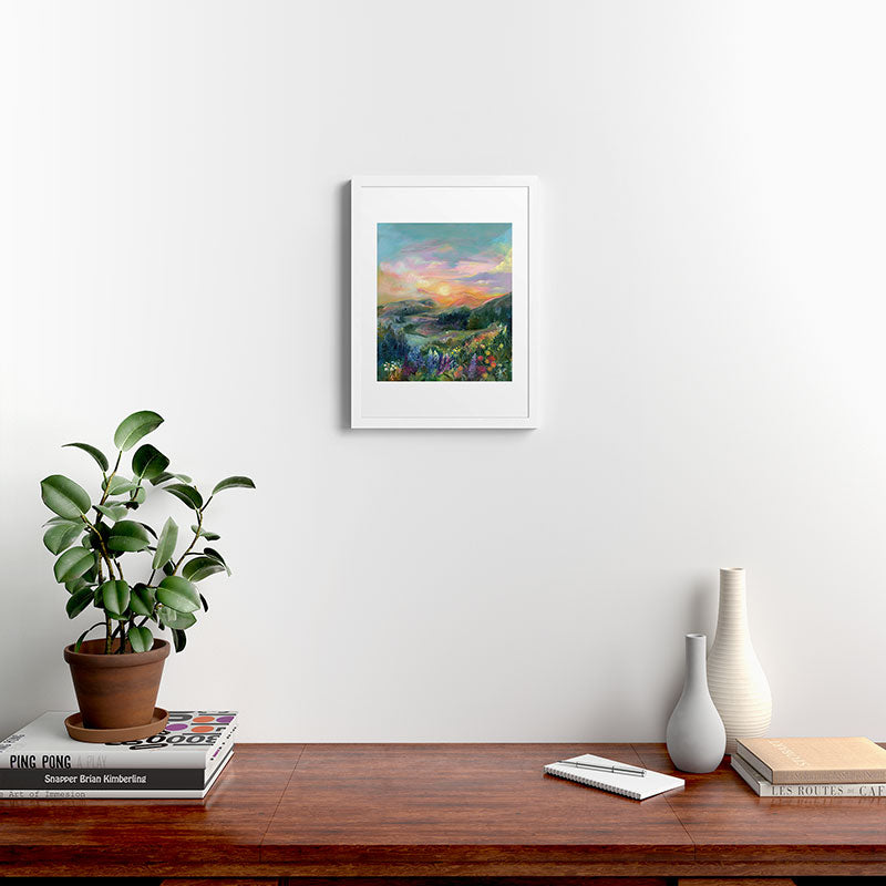 Sunset Landscape Framed Art Print Gallery Image 32