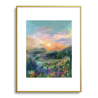 Sunset Landscape Framed Art Print Gallery Image 124