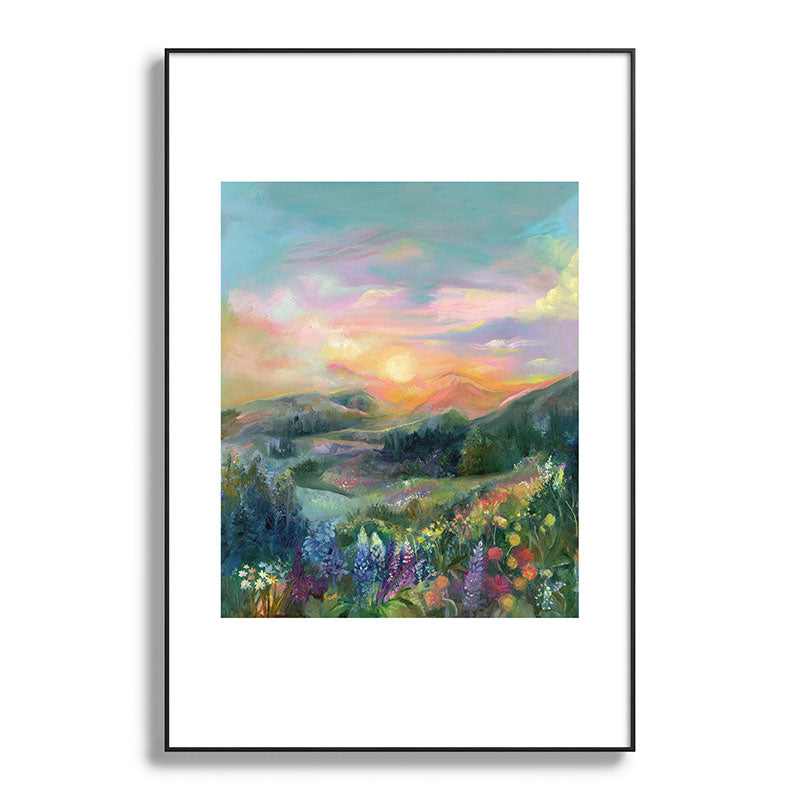 Sunset Landscape Framed Art Print Gallery Image 119