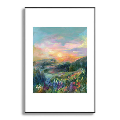 Sunset Landscape Framed Art Print Gallery Image 119