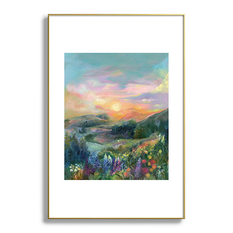 Sunset Landscape Framed Art Print Gallery Image 128