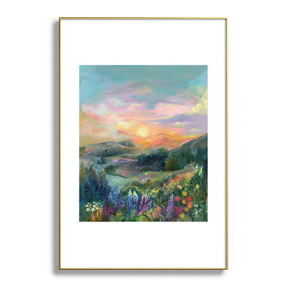 Sunset Landscape Framed Art Print Gallery Image 128