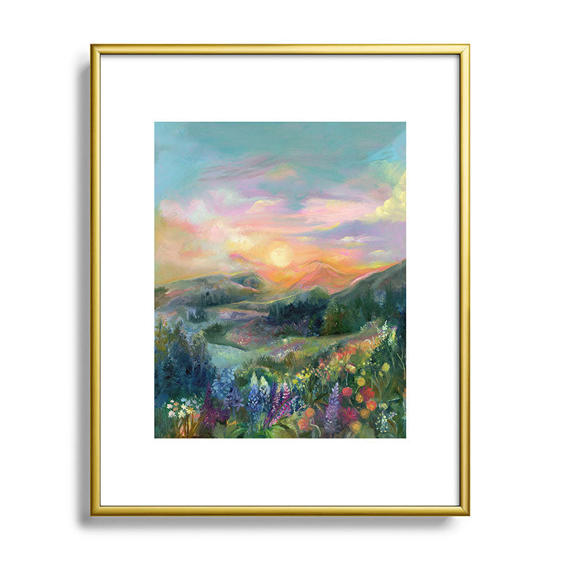 Sunset Landscape Framed Art Print Gallery Image 120
