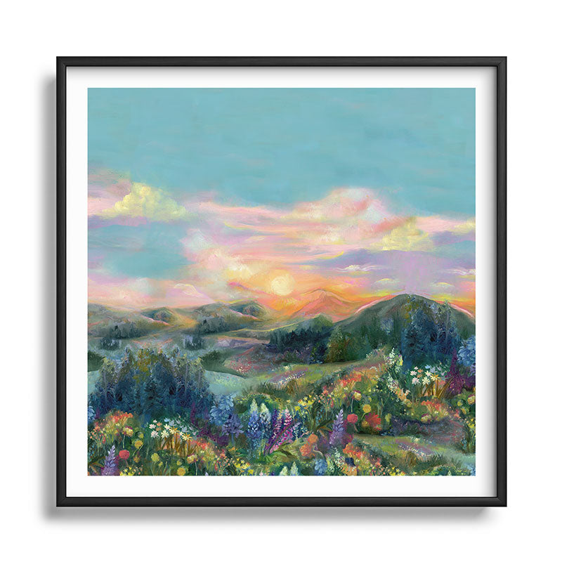Sunset Landscape Framed Art Print Gallery Image 122