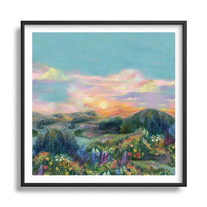 Sunset Landscape Framed Art Print Gallery Image 122