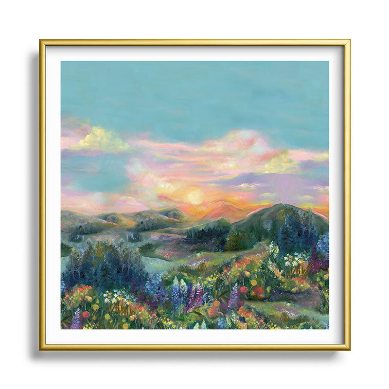 Sunset Landscape Framed Art Print Gallery Image 133