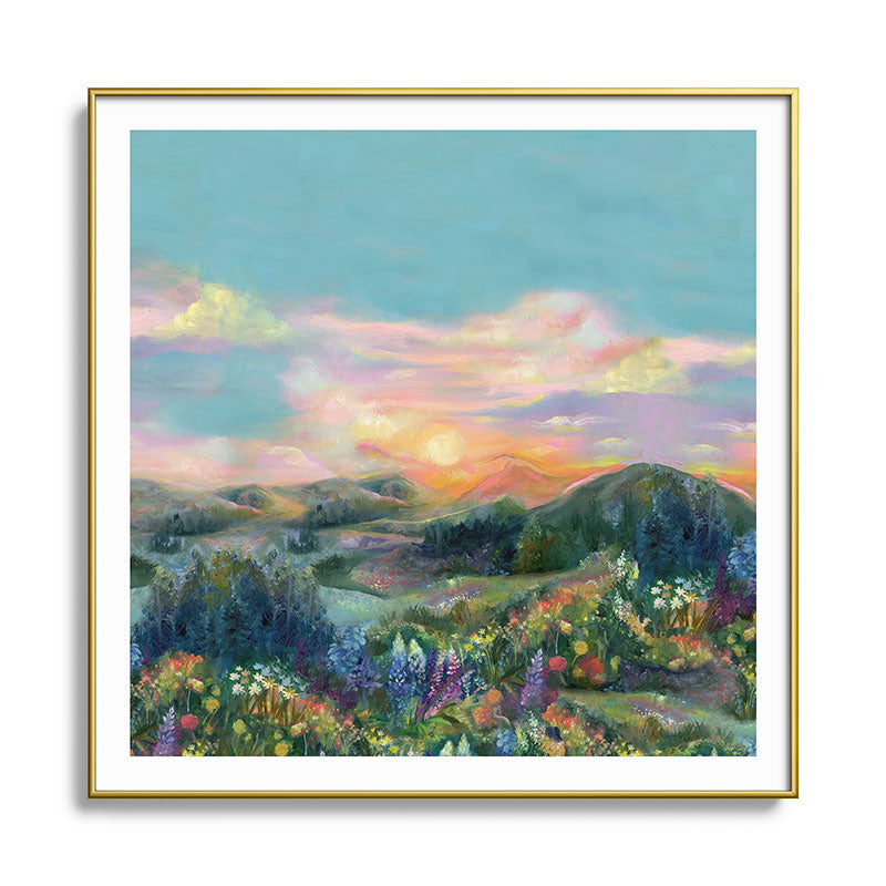 Sunset Landscape Framed Art Print Gallery Image 136