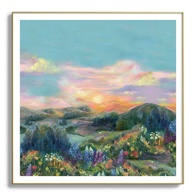 Sunset Landscape Framed Art Print Gallery Image 139